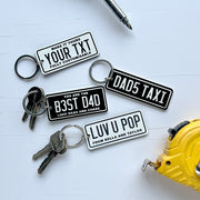 Personalised Plate Key Ring