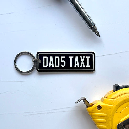 Personalised Plate Key Ring