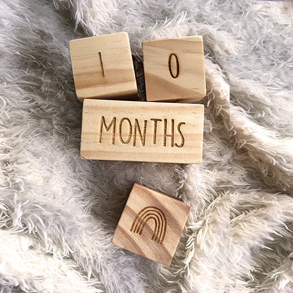 Baby Milestone Blocks