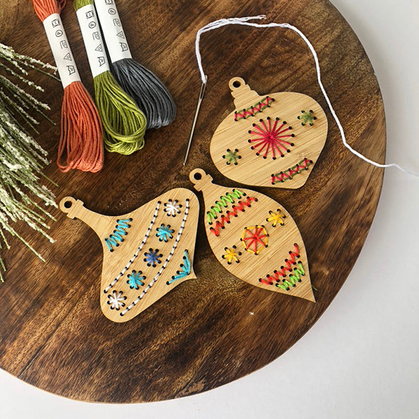 Stitch Bauble Set