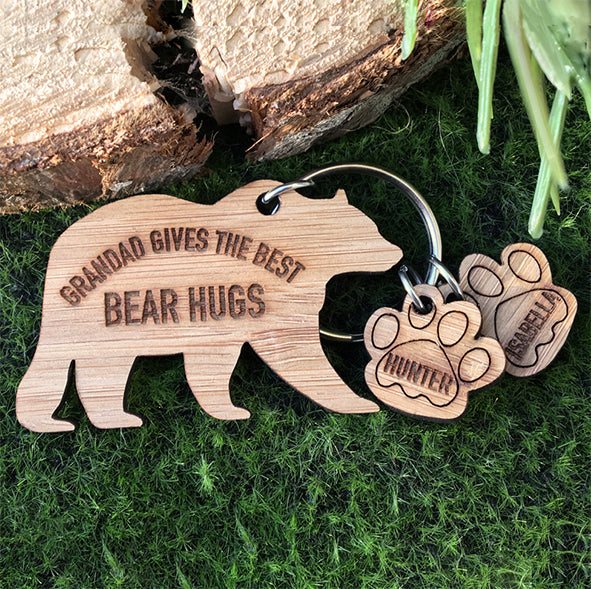 Add-on Bear Hugs Paw Tags