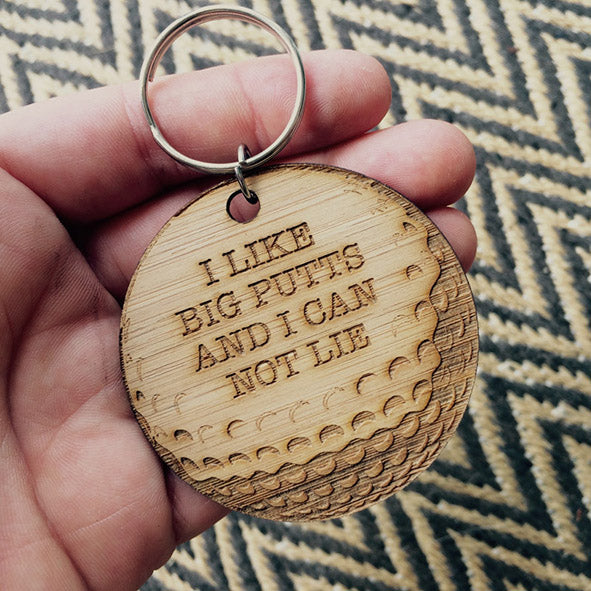 I Like Big Puts Key Ring