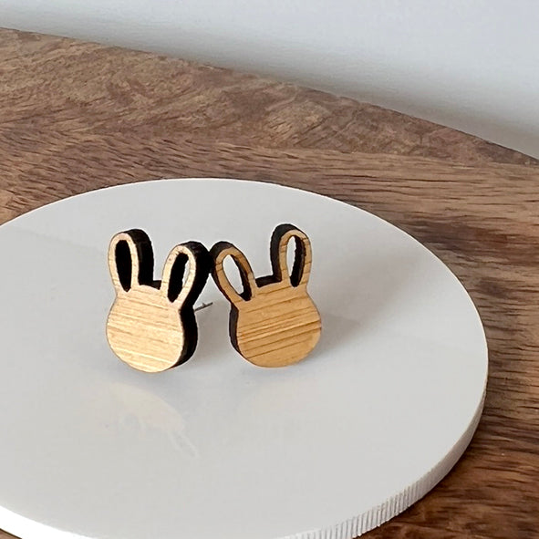 Bunny Face Easter Earrings