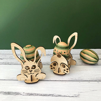 Bunny Puzzle Egg Holder