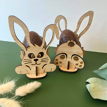 Bunny Puzzle Egg Holder