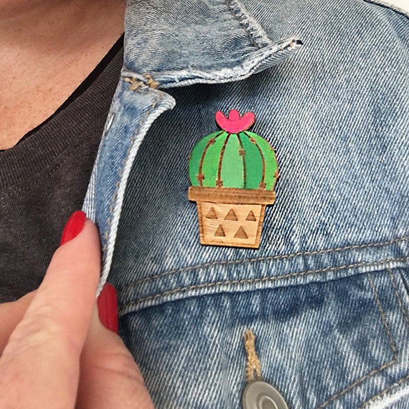 Pincushion Cacti Badge