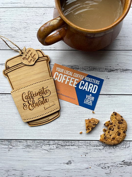 Coffee Gift Voucher Holder