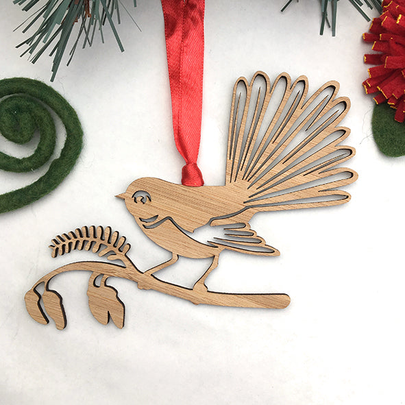 Piwakawaka / Fantail Christmas Decoration Piwakawaka / Fantail Christmas Decoration