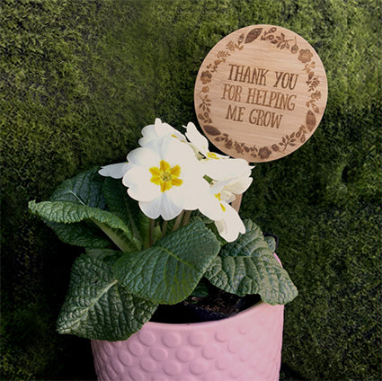 Thanks For Helping Me Grow Plant Stake