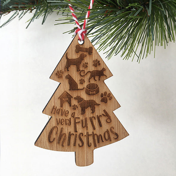 Furry Christmas Decoration