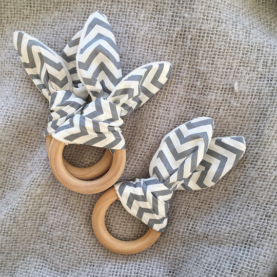 Bunny Ear Ring Teether