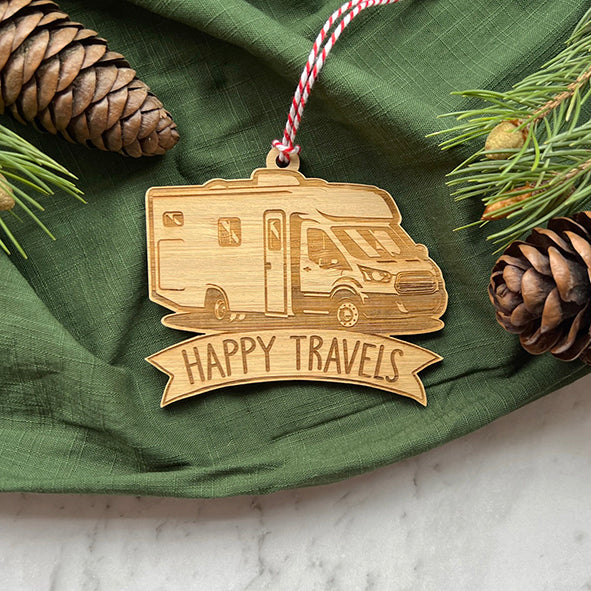 Happy Travels Camper Decoration