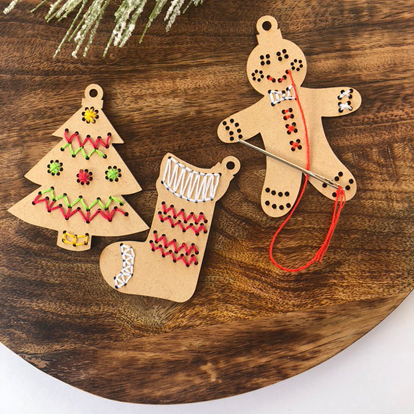 Whimsical Stitch Bauble Set