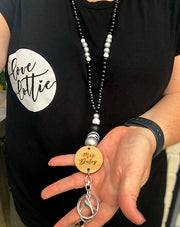 Personalised Beaded Lanyard