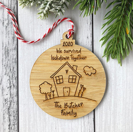 Lockdown Family Bauble