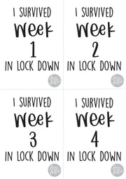 FREE Downloadable Lock Down Milestone Cards