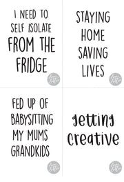 FREE Downloadable Lock Down Milestone Cards