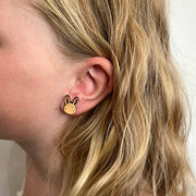 Bunny Face Easter Earrings