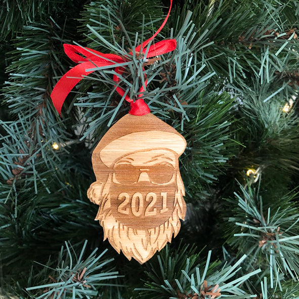 Masked Santa 2021 Decoration