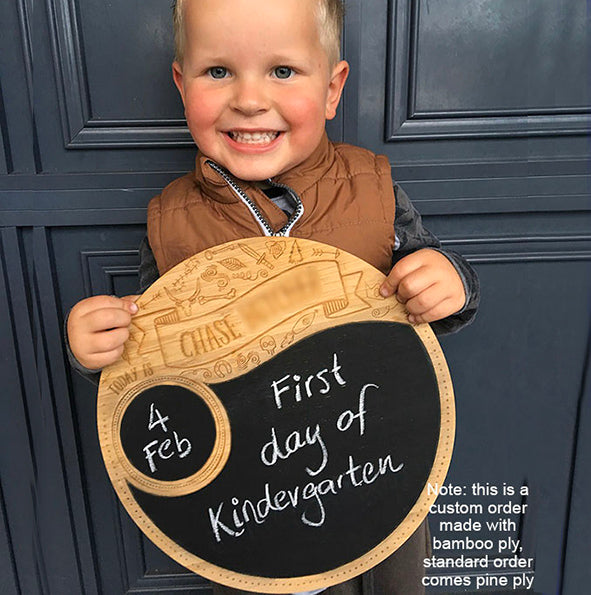 Personalised Milestone Chalkboard