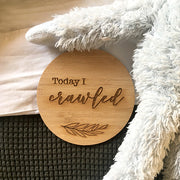 Wooden Milestone Discs