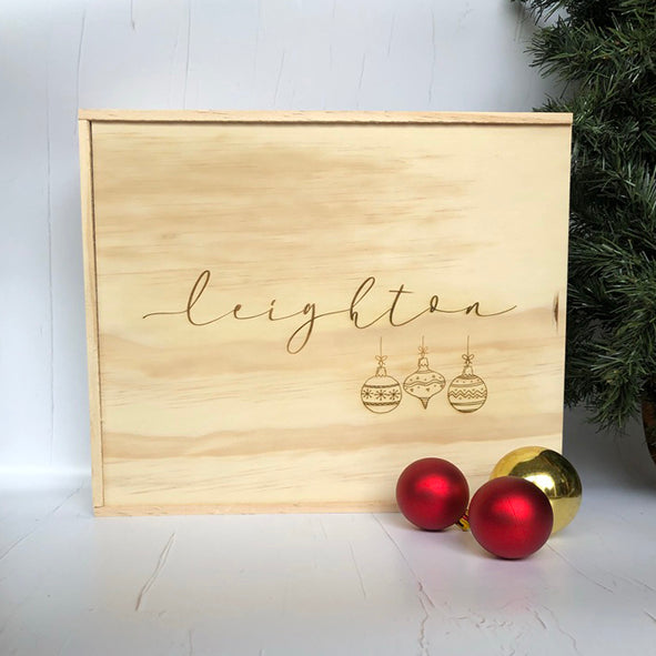 Name Bauble Christmas Eve Box
