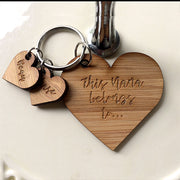 Belongs to Heart Key Ring