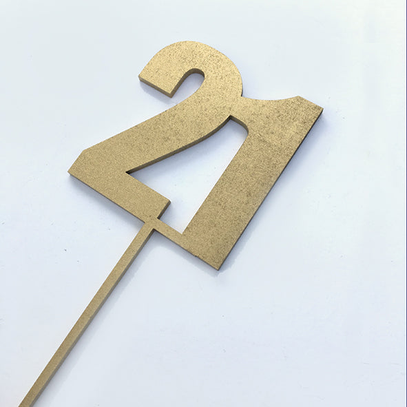 Numeric Cake Topper