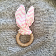 Bunny Ear Ring Teether