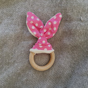 Bunny Ear Ring Teether