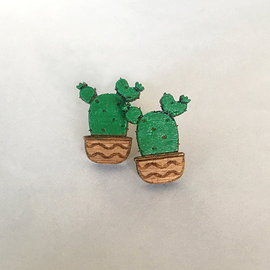 Prickly Pear Cactus Earrings