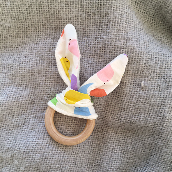 Bunny Ear Ring Teether