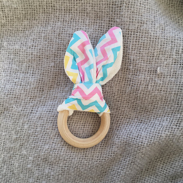 Bunny Ear Ring Teether