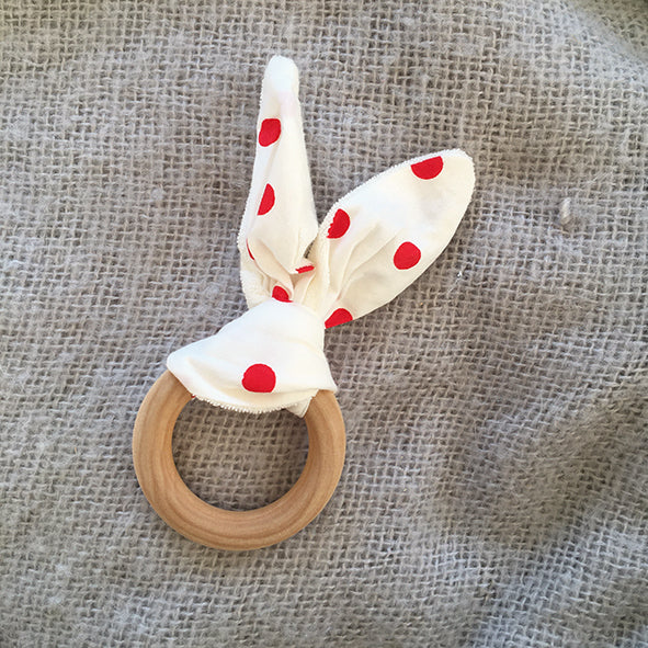 Bunny Ear Ring Teether