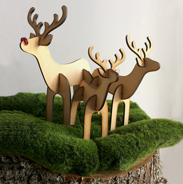 Wooden Reindeer