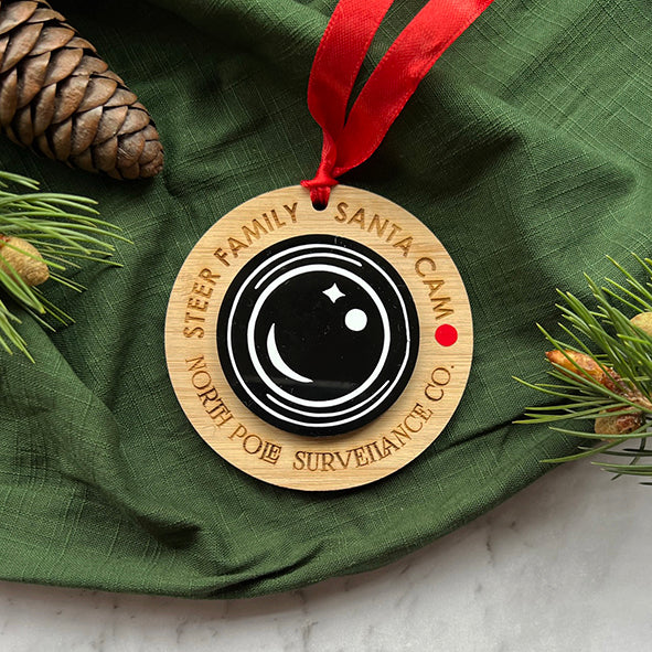 Personalised Santa Cam Decoration