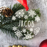 Crystal Snowflake Bauble