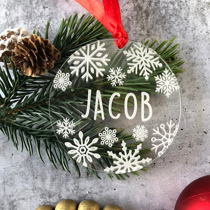 Crystal Snowflake Bauble