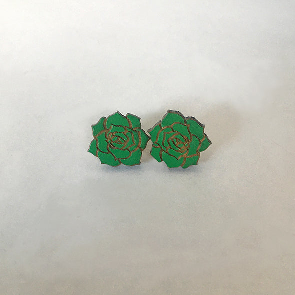 Star Echiveria Earrings