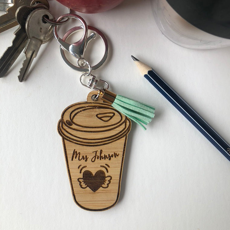 Personalised Teacher Fuel Keyring