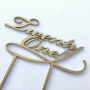 21st Cake Topper