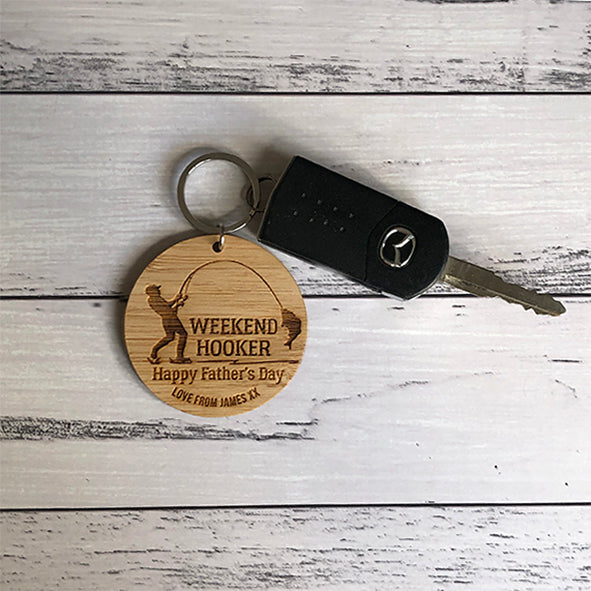 Weekend Hooker Key Ring