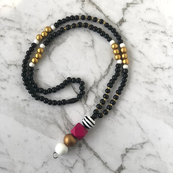 Personalised Beaded Lanyard