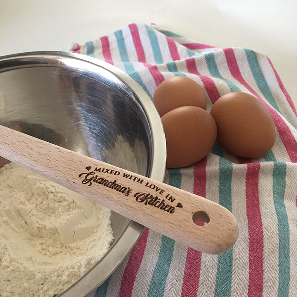 Mixed With Love Wooden Spoon