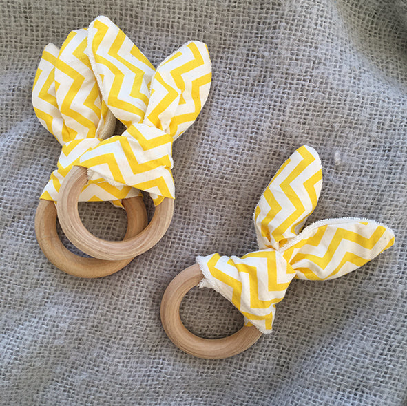 Bunny Ear Ring Teether