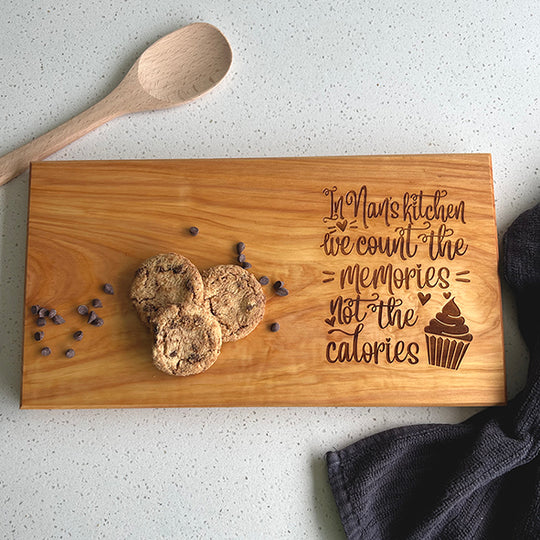 Count Memories Chopping Board