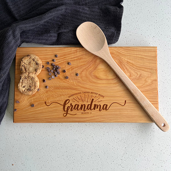 Everything Tastes Better Chopping Board