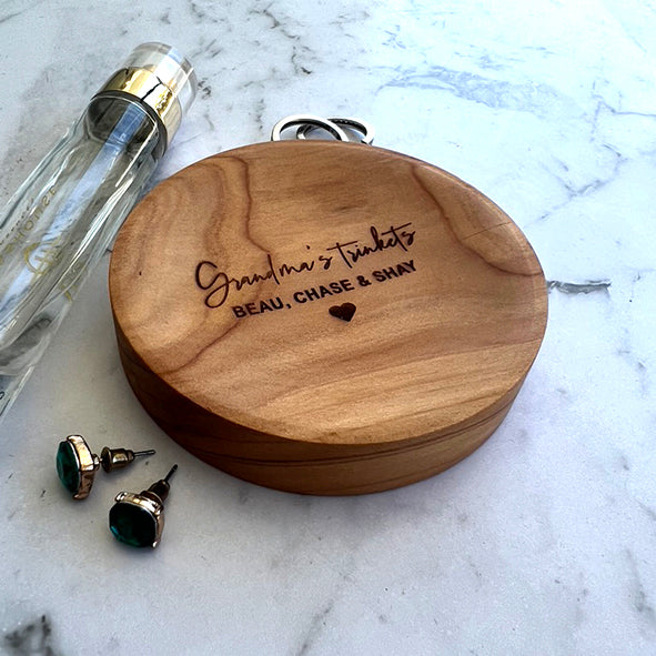 Personalised Kauri Trinket Dish