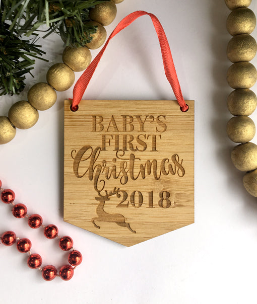 Baby's 1st Christmas Banner