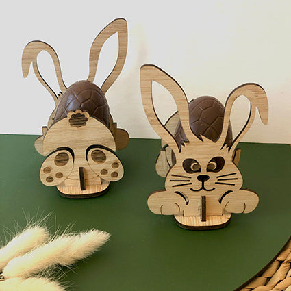 Bunny Puzzle Egg Holder